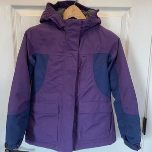 Lands End Girls Ski Snowboard Winter Jacket Size 10/12